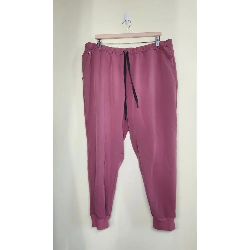 Figs Technical Collection Tansen Jogger Mens 3XL Mauve Medical Scrub Pants